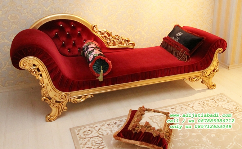 sofa klasik gold desain mewah