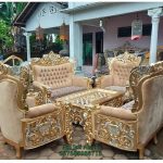 Sofa Tamu Mewah, Kursi Tamu Royal Jumbo Model Koper, Meja Tamu Klasik Belagio, Set Ruang Tamu Modern