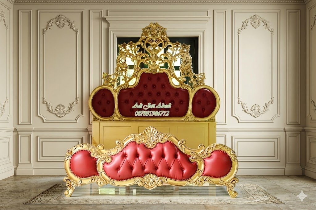tempat tidur mewah, tempat tidur klasik, kamar mewah, set kamar tidur ukiran, desain tempat tidur eropa, tempat tidur klasik, dipan king size, kamar tidur utama