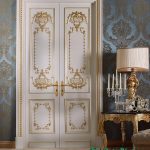 Pintu Rumah Mewah Desain Mewah Klasik Model Eropa Warna Putih