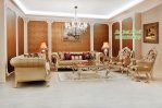 Set Sofa Tamu Mewah Modern, Kursi tamu Chaster Klasik Desain Terbaru